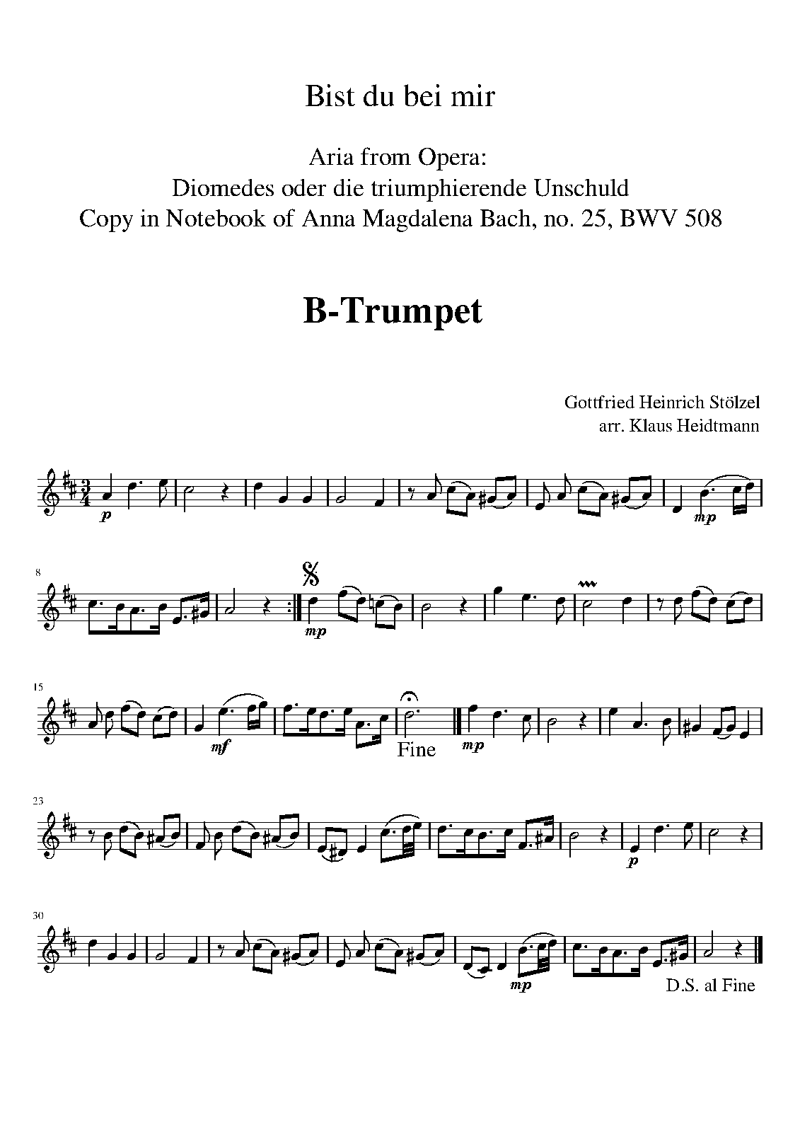 File:PMLP408343-Stölzel Aria Bist du bei mir B Trp Piano continous Trp Trp Part imslp.pdf