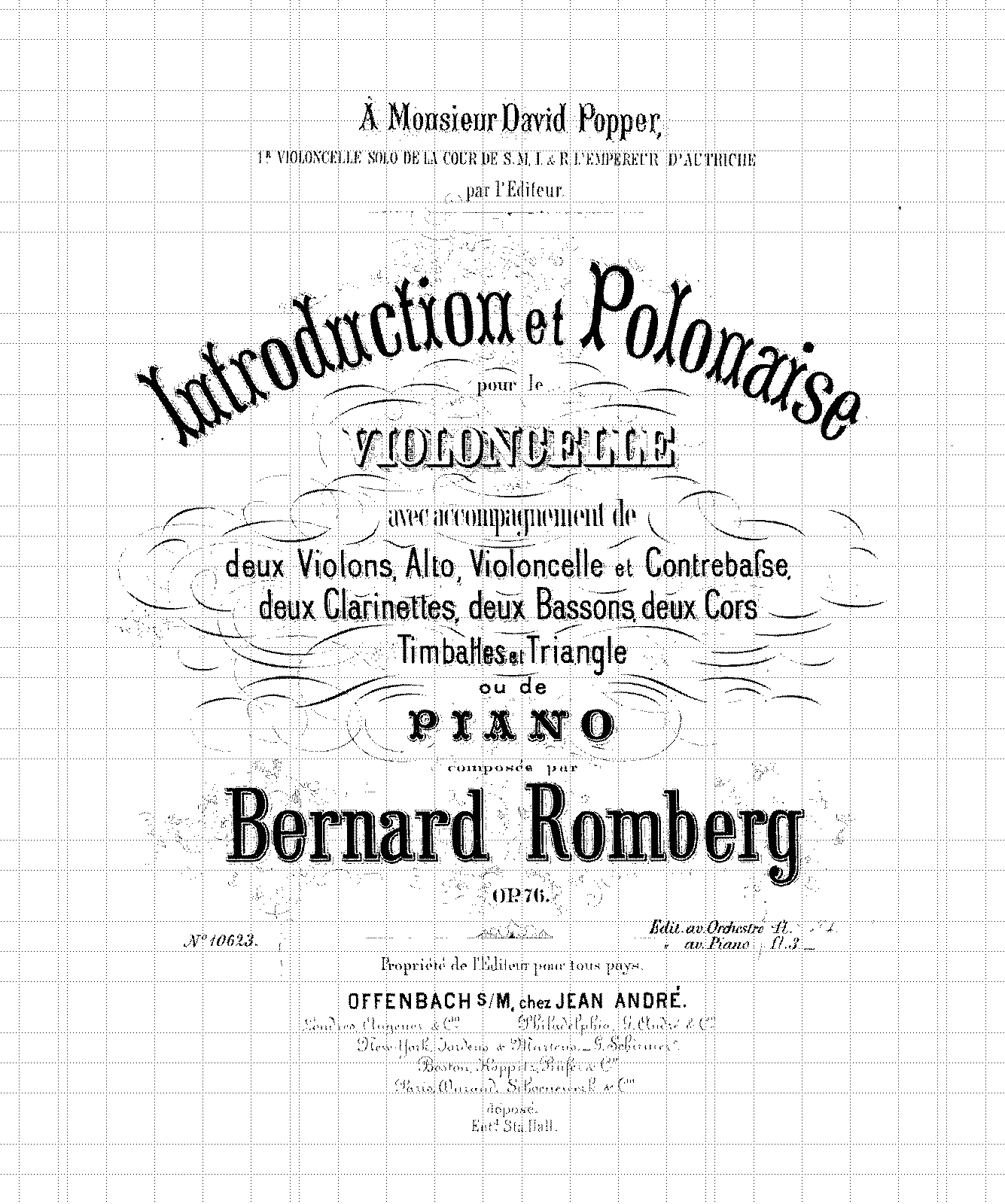 Introduction Et Polonaise, Op.76 (Romberg, Bernhard) - IMSLP