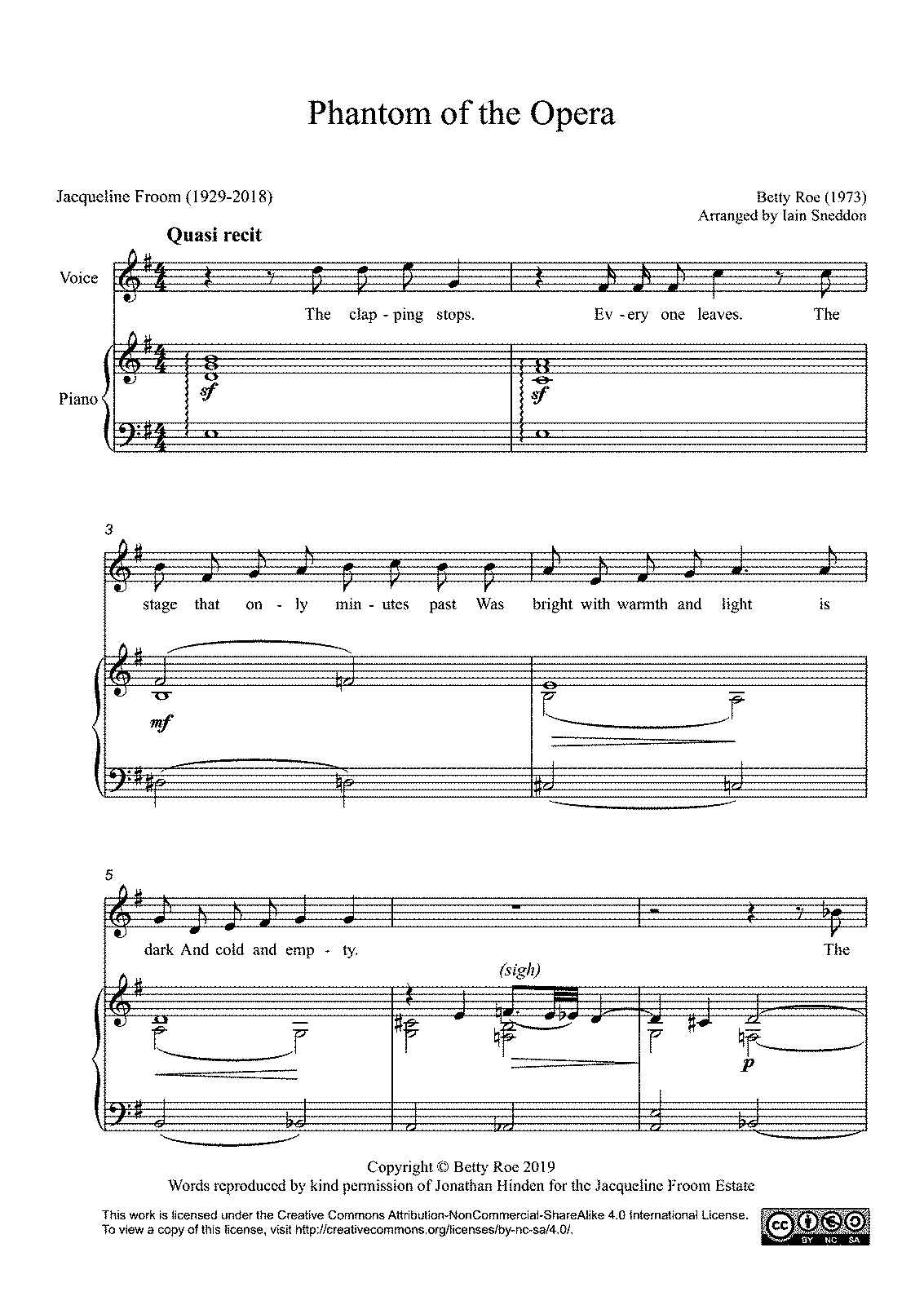 phantom of the opera music scores