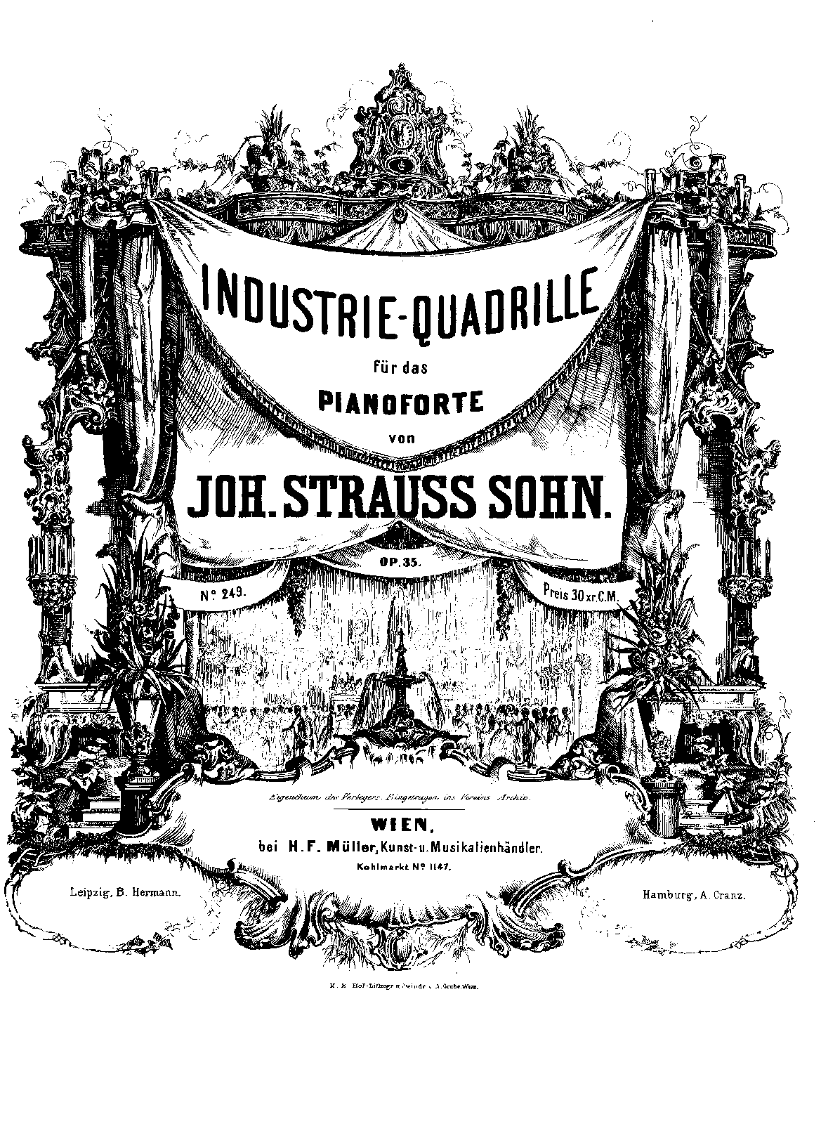 Industrie-Quadrille, Op.35