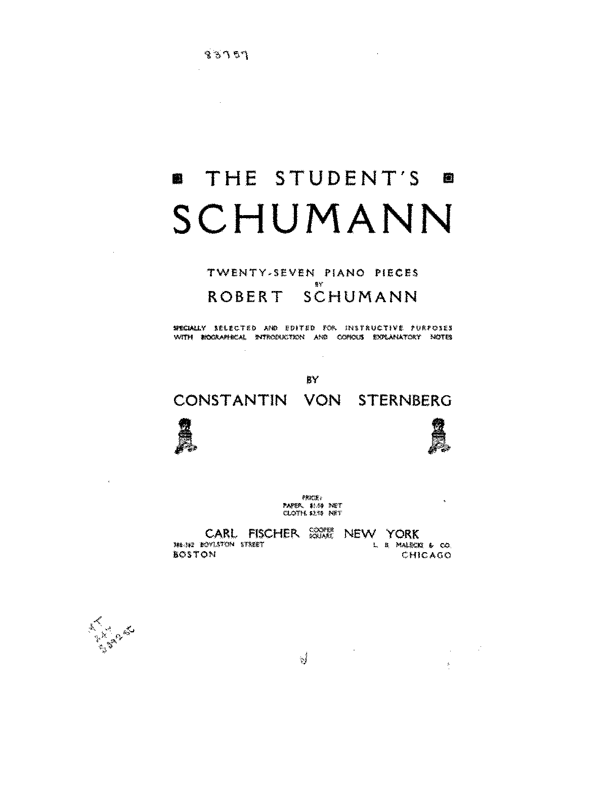 The Student's Schumann (Schumann, Robert) - IMSLP