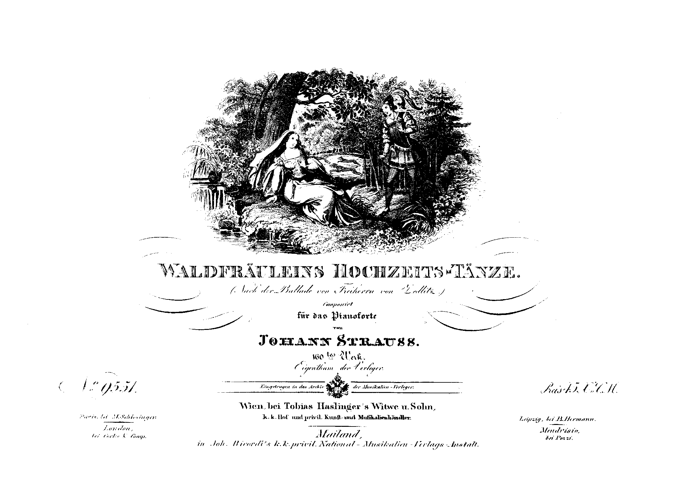 Waldfräuleins Hochzeits-Tänze, Op.160