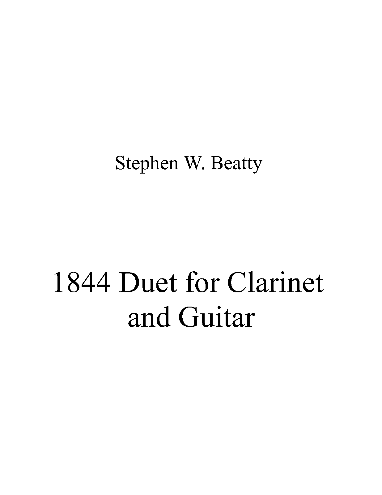 Duet for and Guitar, Op.1844 (Beatty, Stephen W.) IMSLP