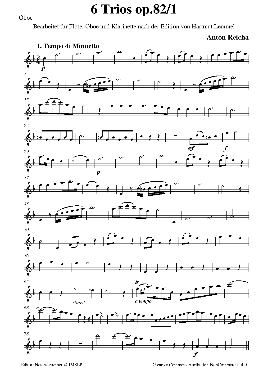 File:PMLP36709-Reicha 6 Trios op. 82 1 FlObKl Oboe.pdf