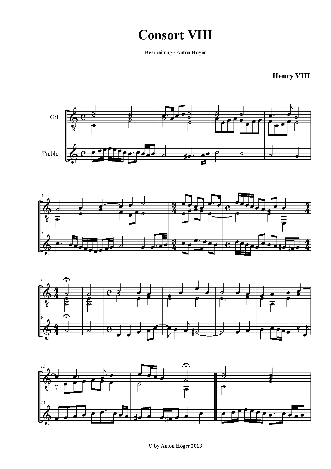 Consort VIII (Henry VIII) IMSLP