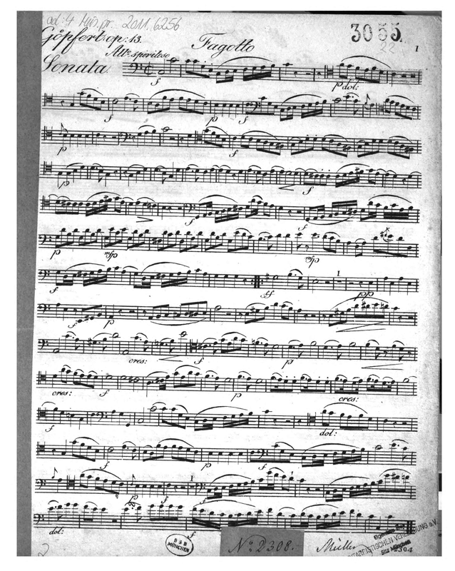 Sonata for Bassoon and Guitar, Op.13 (Göpfert, Carl Andreas) IMSLP