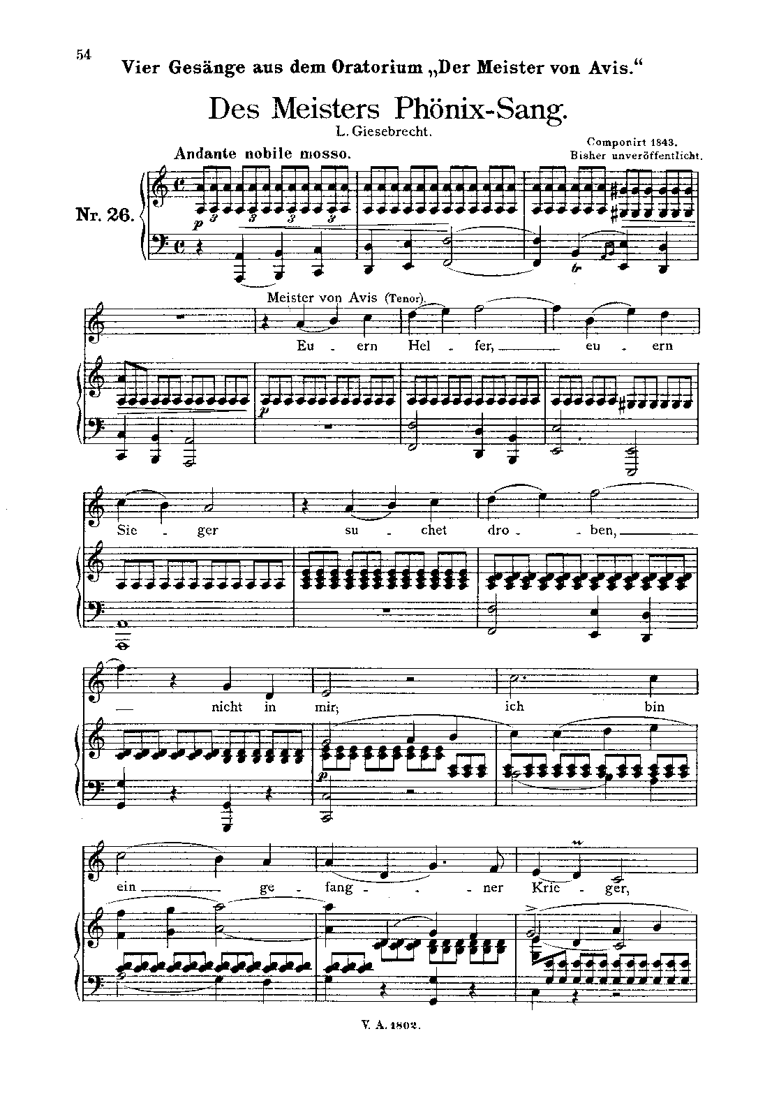 Des Meister Phönix-Sang