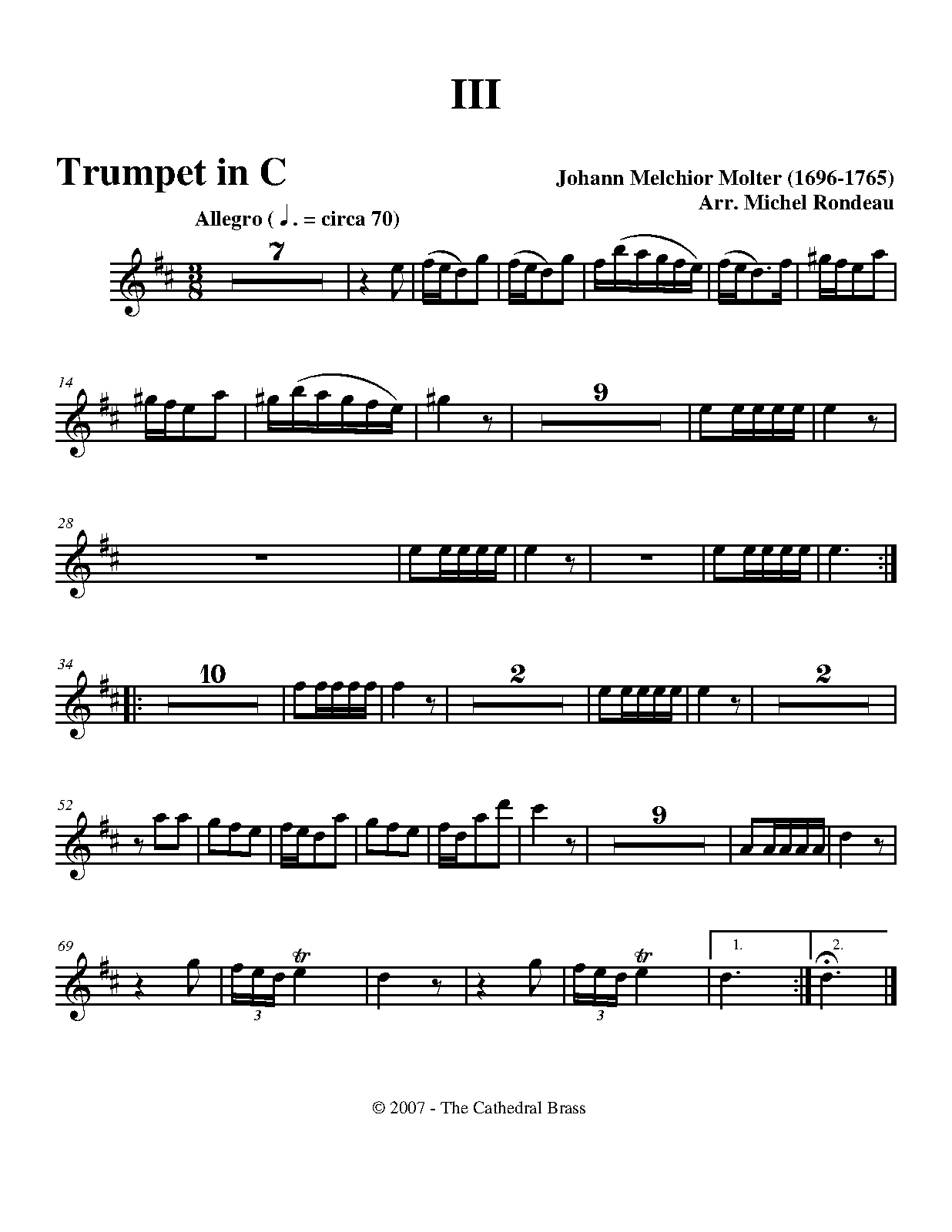 Trumpet Concerto in D major, MWV 6.32 (Molter, Johann Melchior) IMSLP