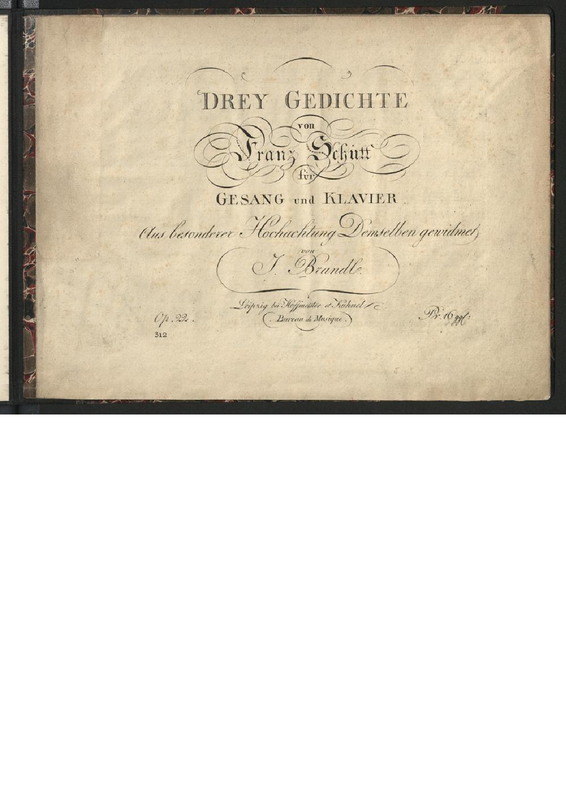 3 Gedichte von Franz Schütt