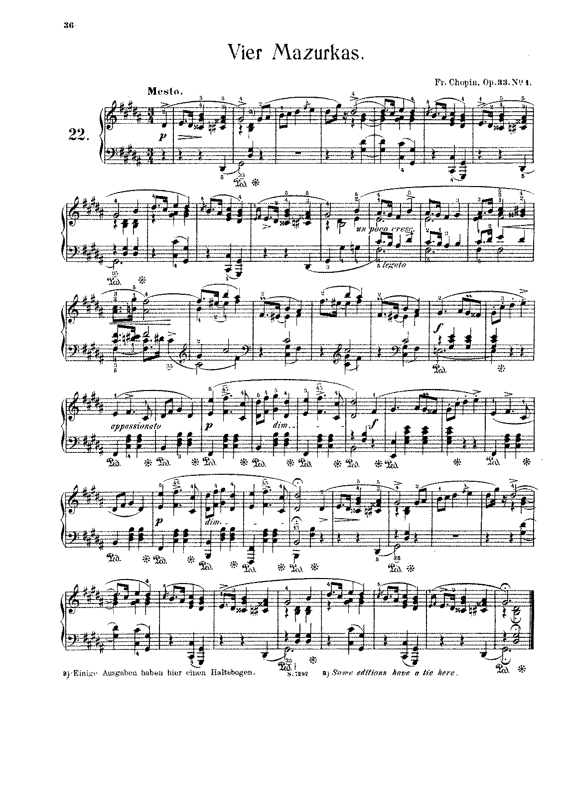 Mazurkas, Op.33 (Chopin, Frédéric) - IMSLP: Free Sheet Music PDF Download