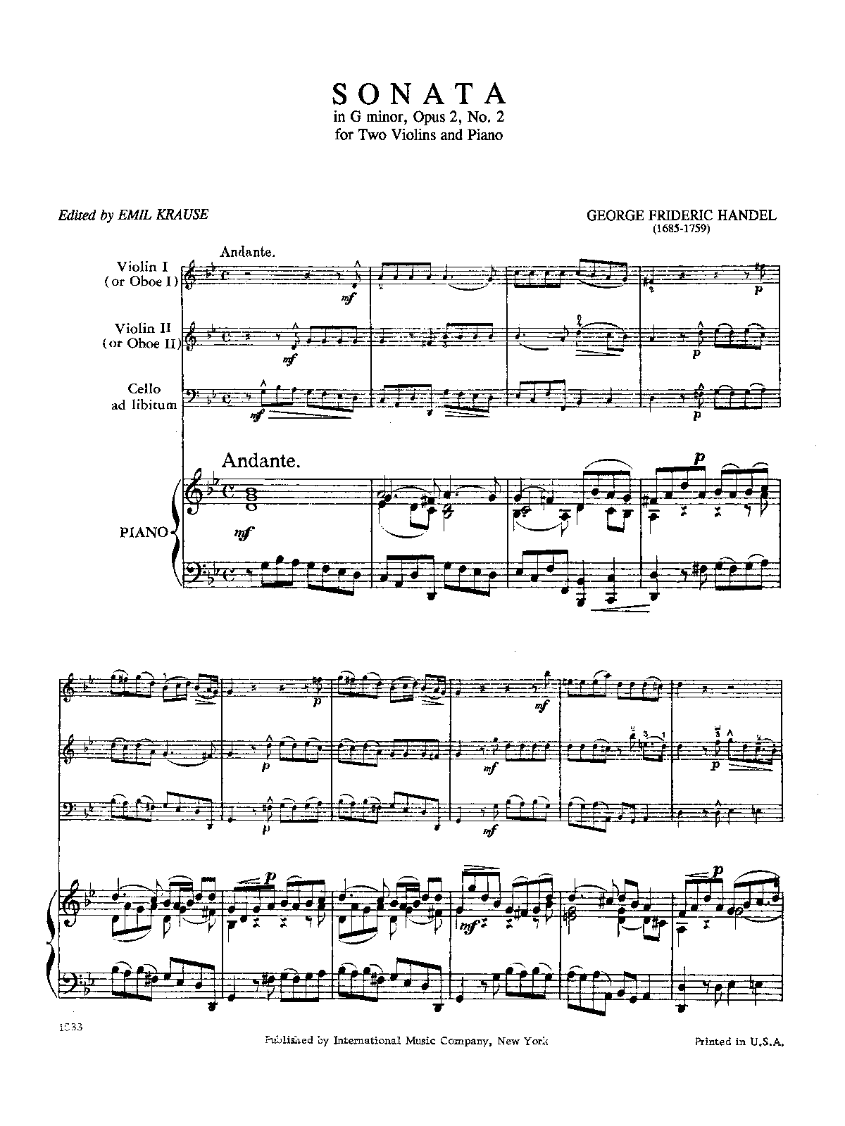Trio Sonata