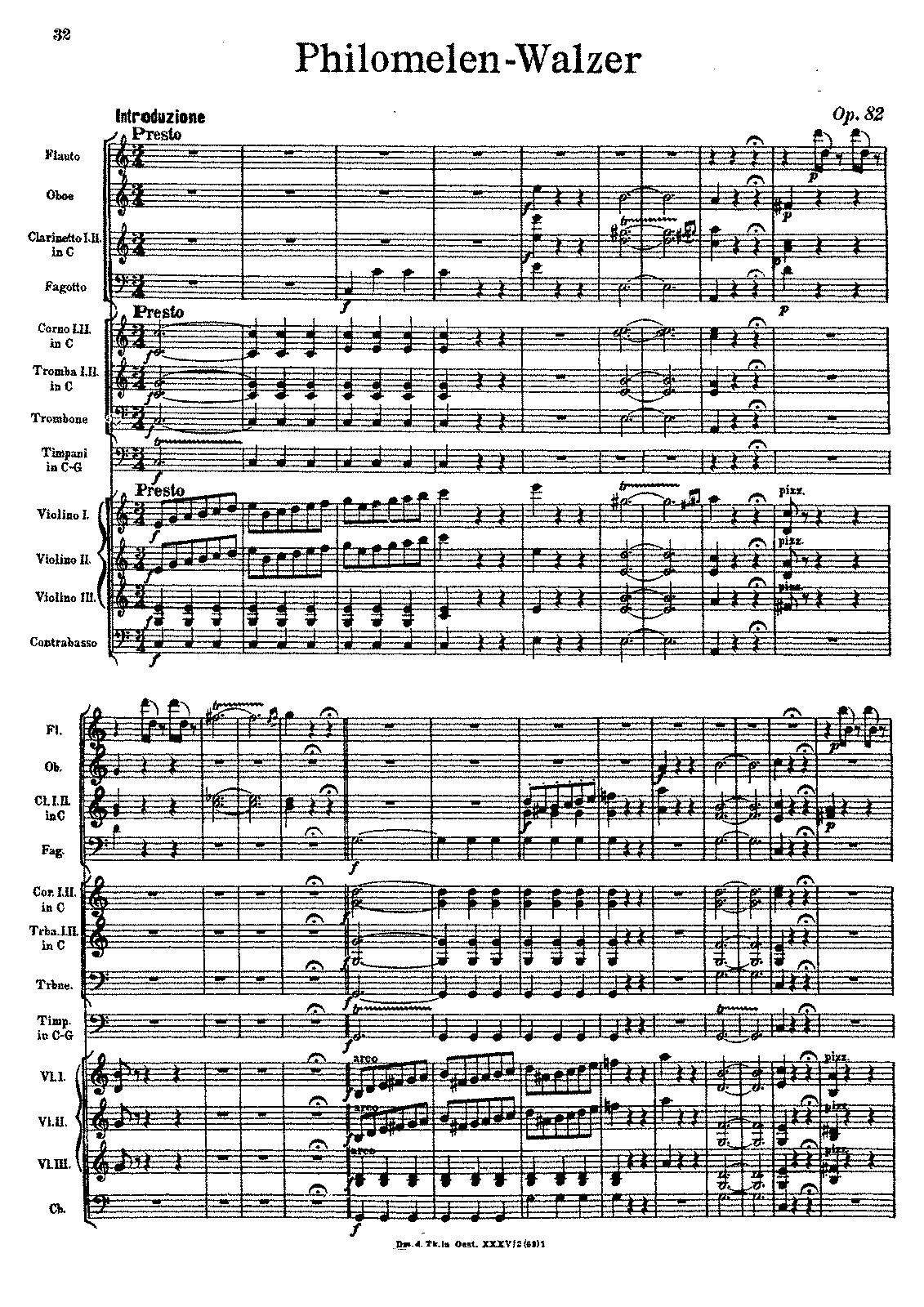 Philomelen-Walzer, Op.82 (Strauss Sr., Johann) - IMSLP