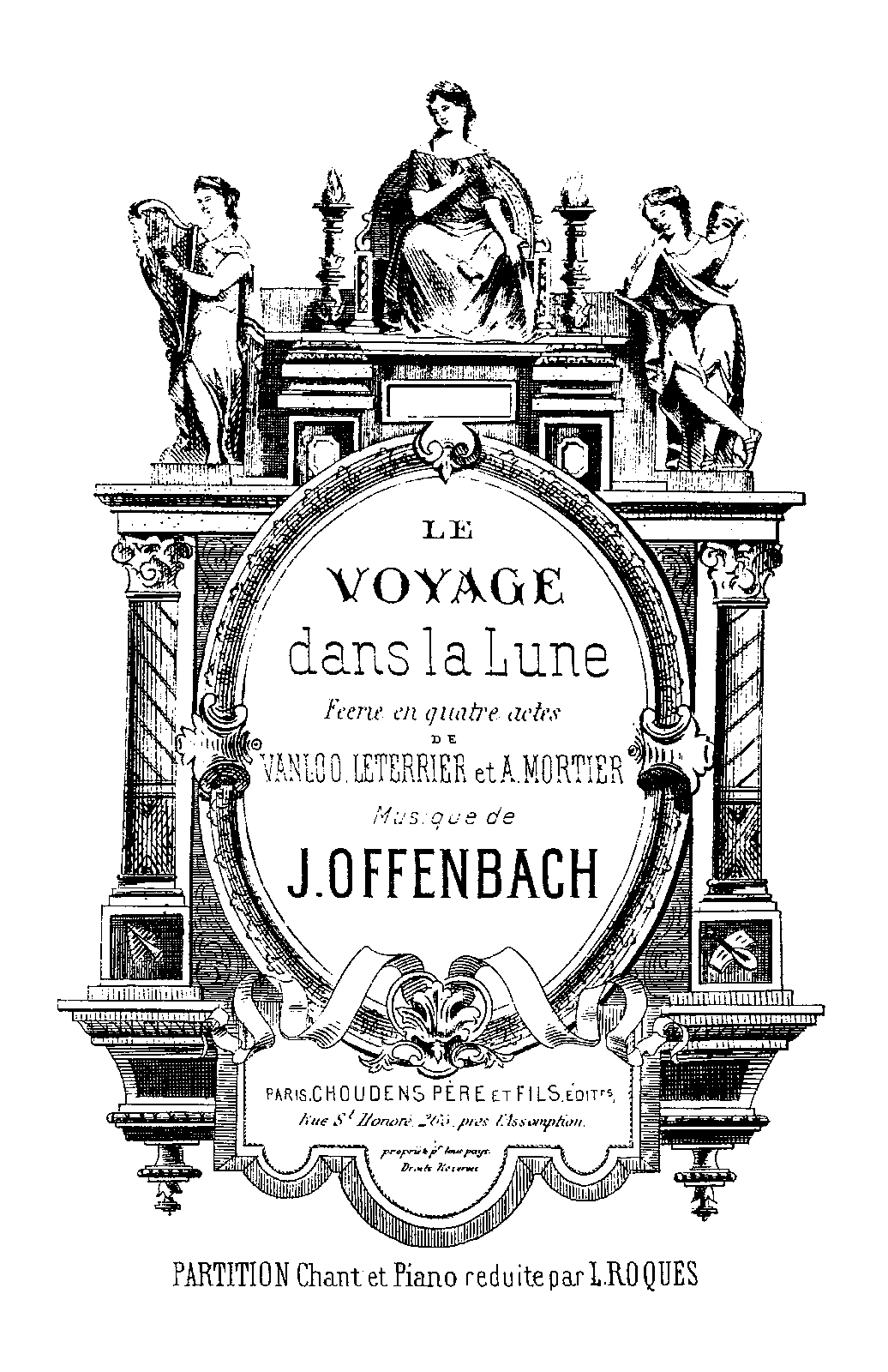 Voyage dans la Lune, frontespizio