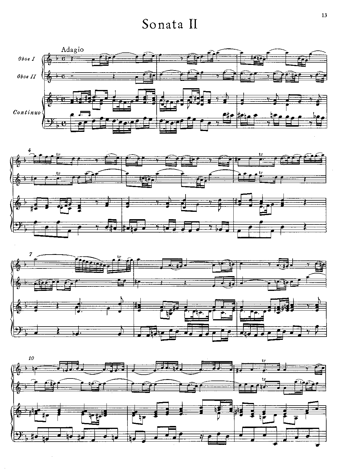 Trio Sonata in D minor