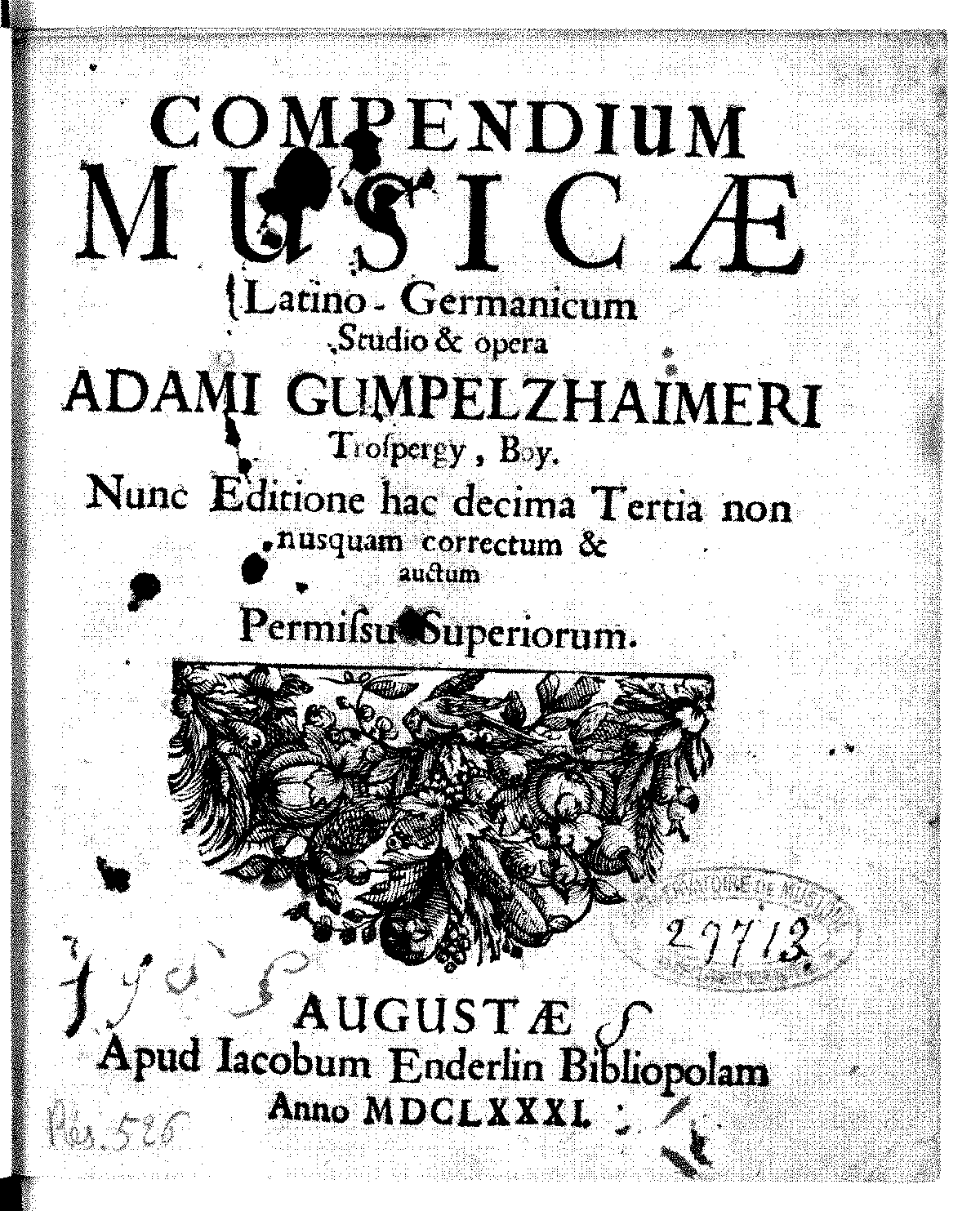 Compendium Musicae (Gumpelzhaimer, Adam) - IMSLP