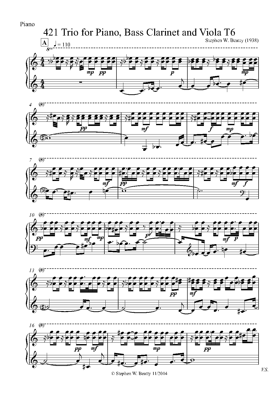 Trio for Bass Viola and Piano, Op.421 (Beatty, Stephen W