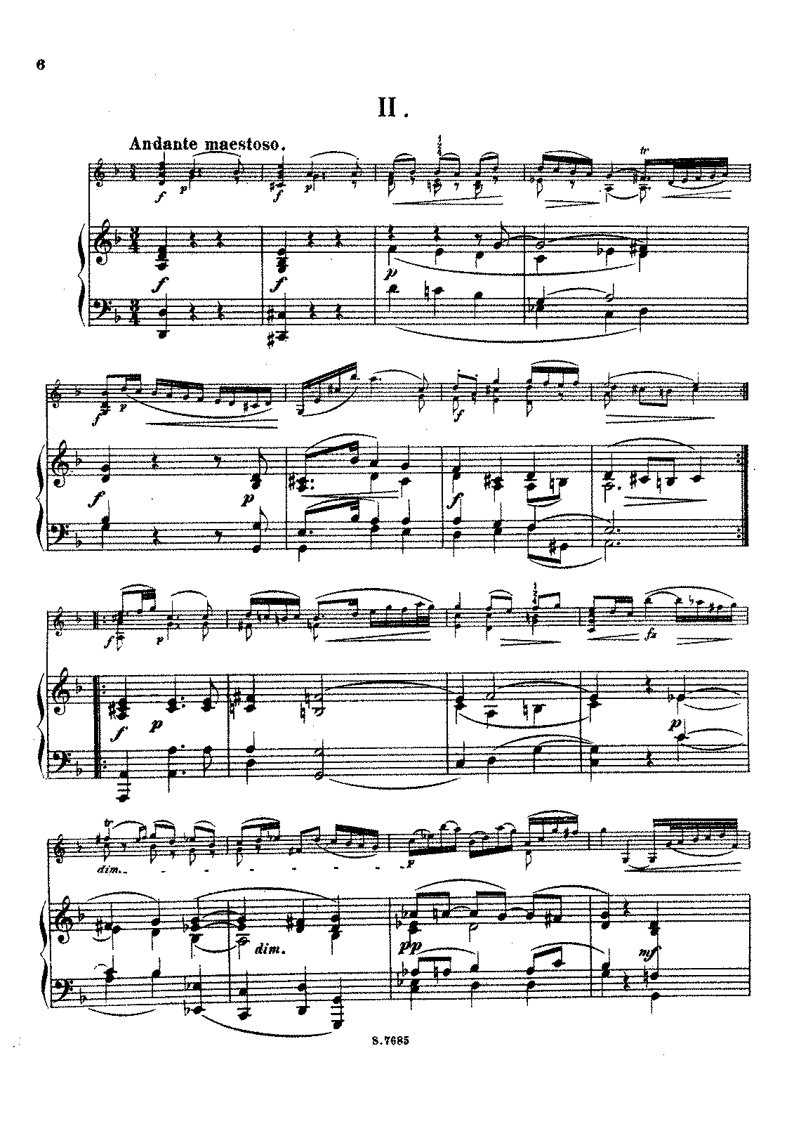 Violin Partita No.2 in D minor, BWV 1004 (Bach, Johann Sebastian ...