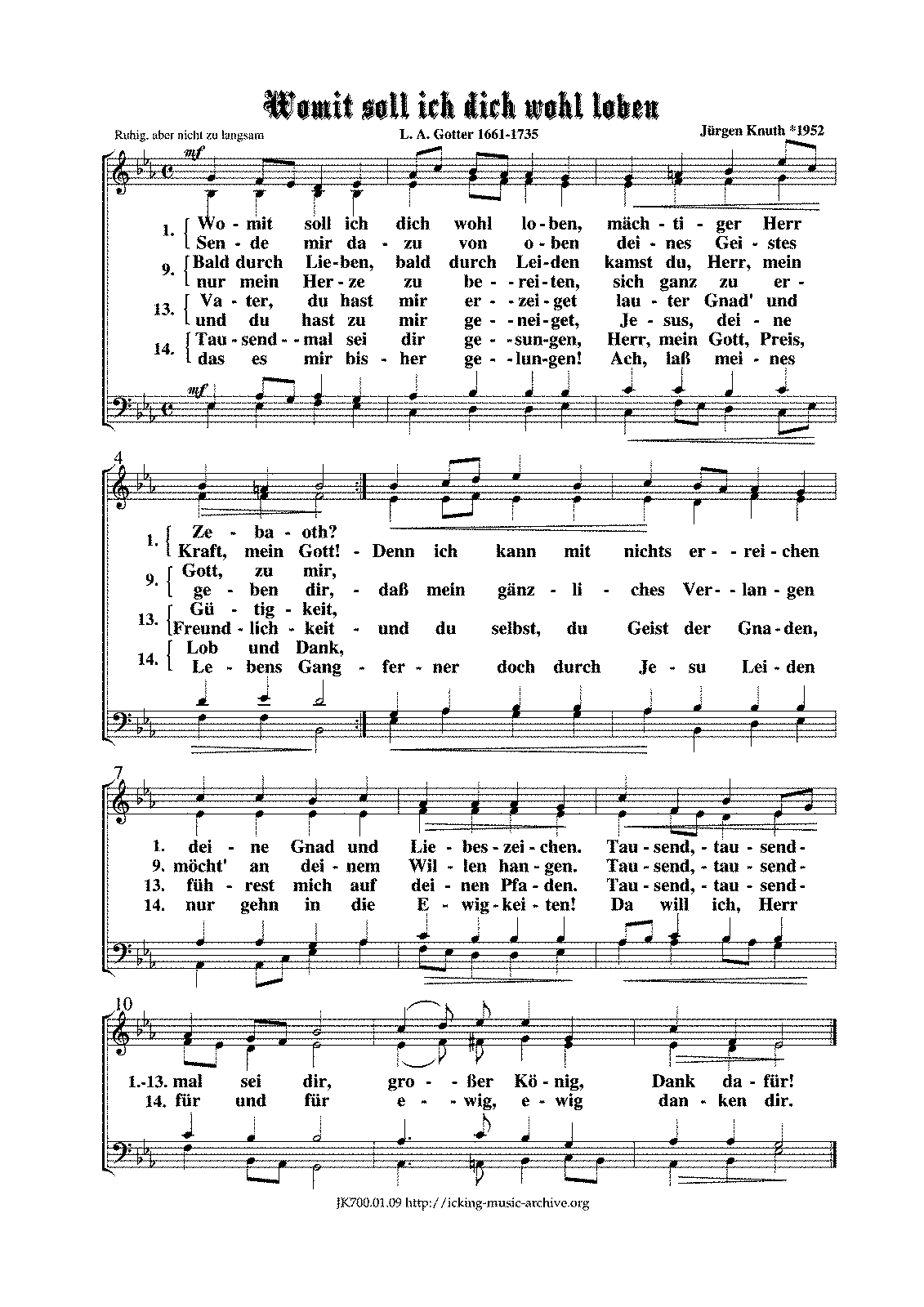 Womit soll ich dich wohl loben (Knuth, Jürgen) - IMSLP