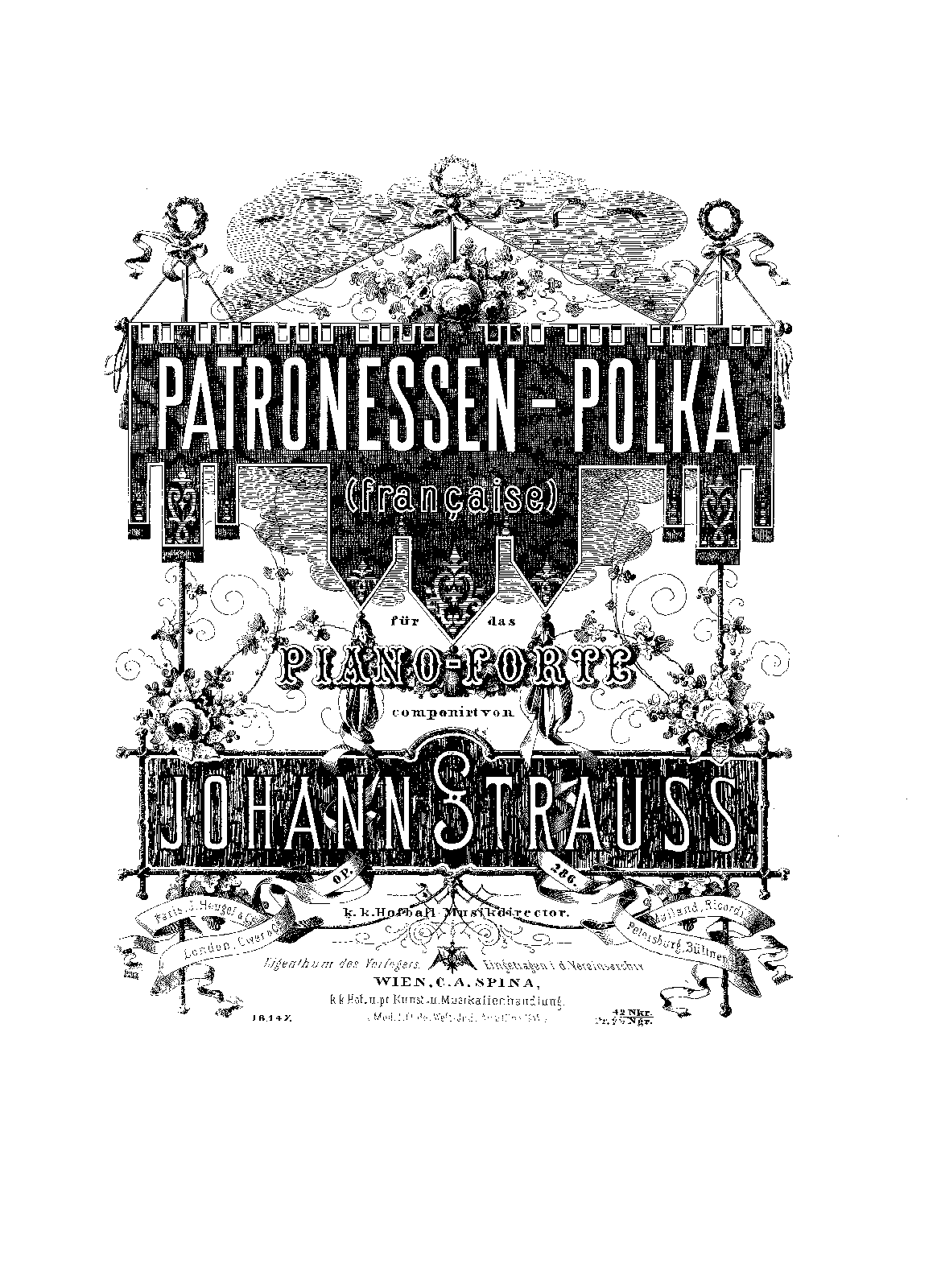 Patronessen-Polka, Op.286