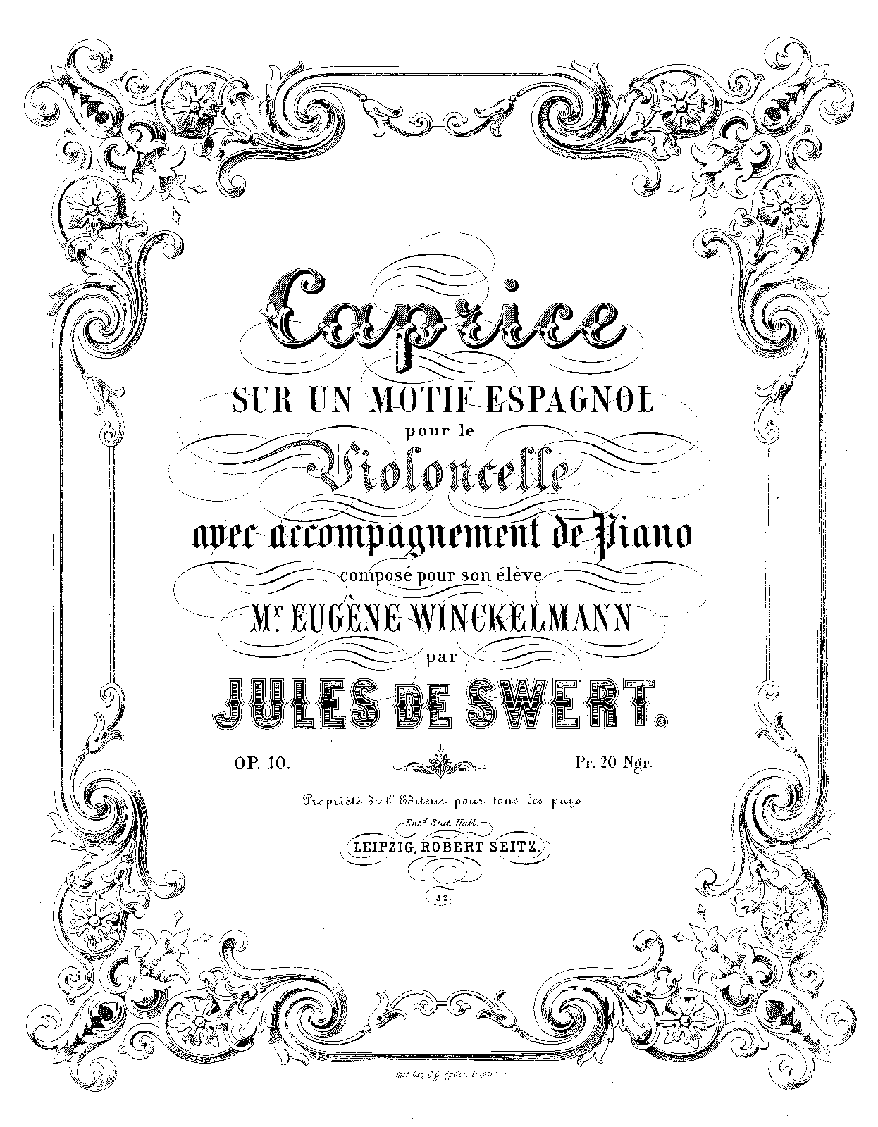 File:PMLP427359-Swert - Caprice sur un motif Espagnol Op10 Caprice for cello and piano PNO.pdf