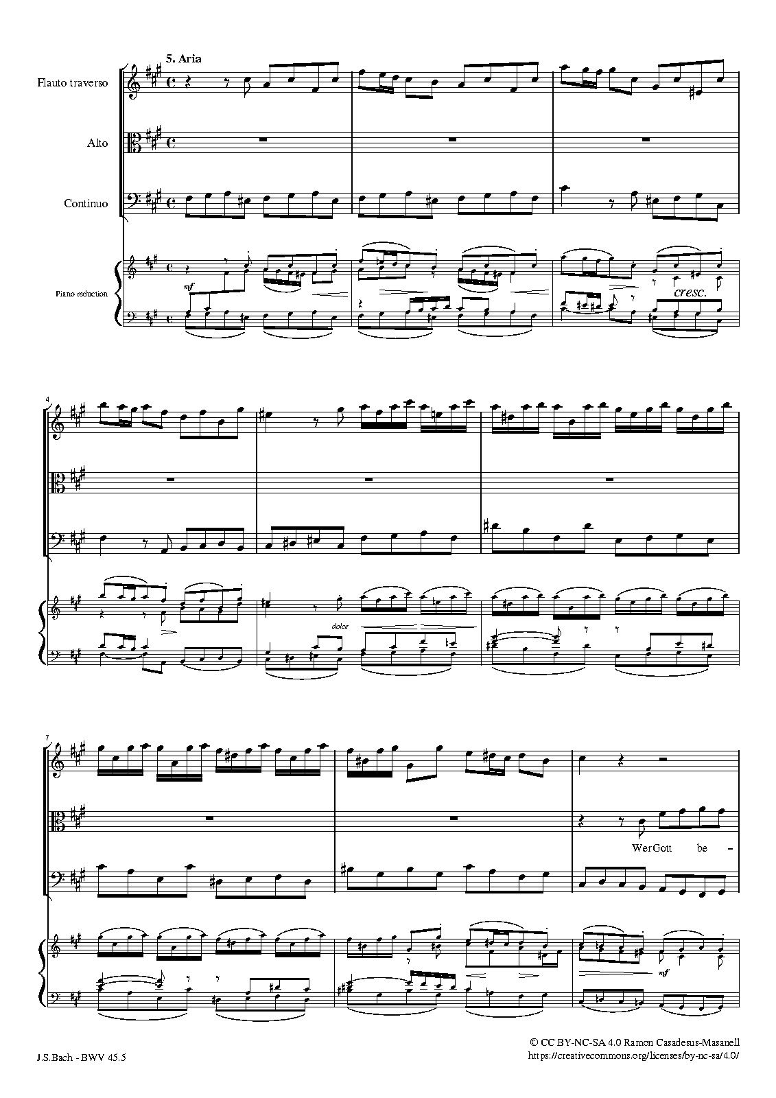 File:PMLP149287-Es ist dir gesagt, Mensch, was gut ist BWV 45.5 Johann Sebastian Bach BWV 45.5.pdf