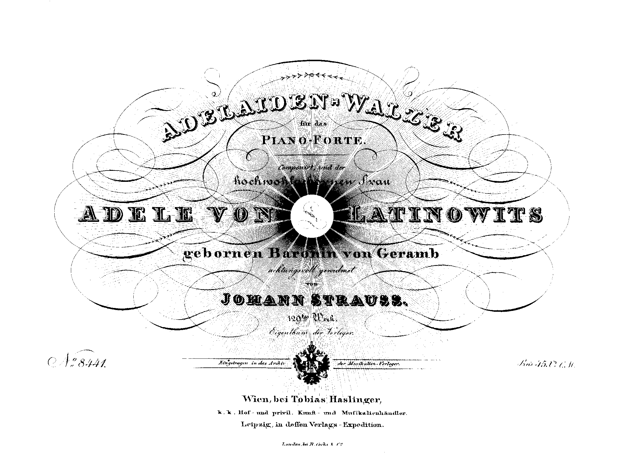 Adelaiden-Walzer, Op.129