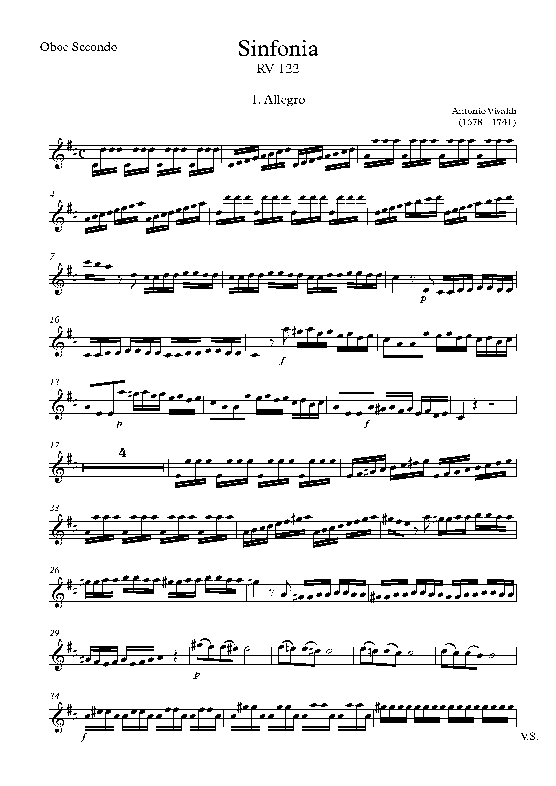 File:PMLP111950-Vivaldi, Antonio - Sinfonia, RV 122 - Oboe Secondo - Oboe Secondo.pdf