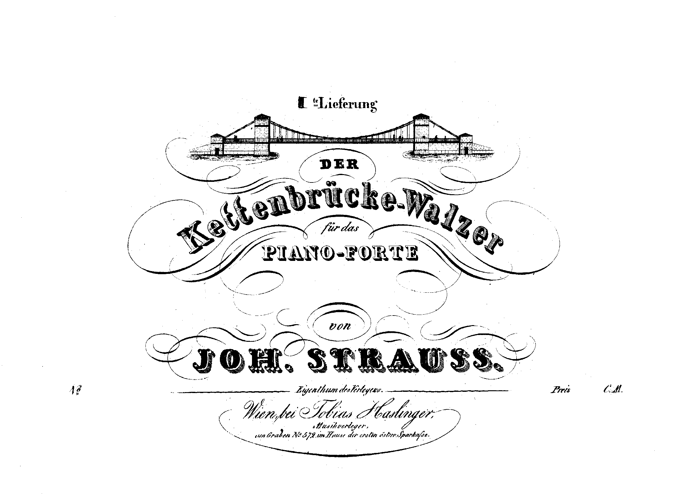 Kettenbrücke-Walzer, Op.19