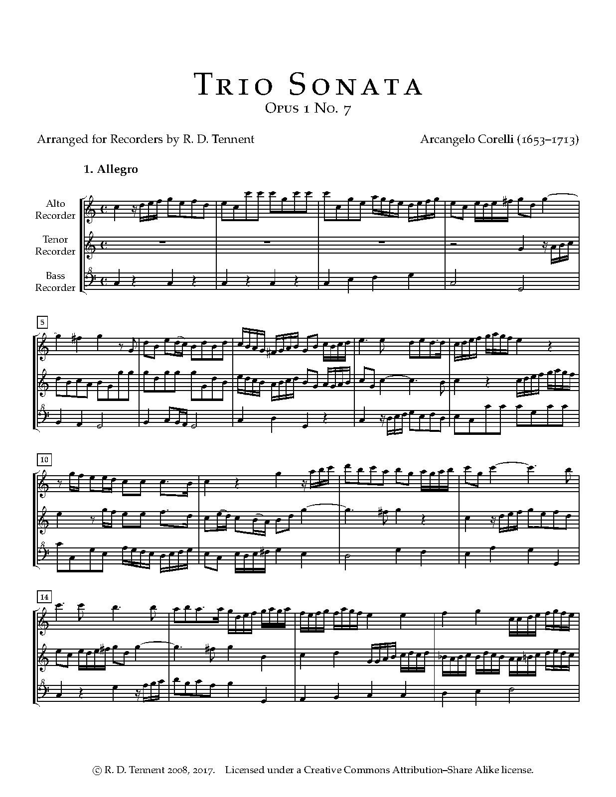 Trio Sonata in C major