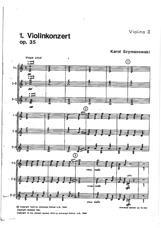 File:PMLP215446-Szymanowski - Violin Concerto Op 35 - Violin II with bowings .pdf