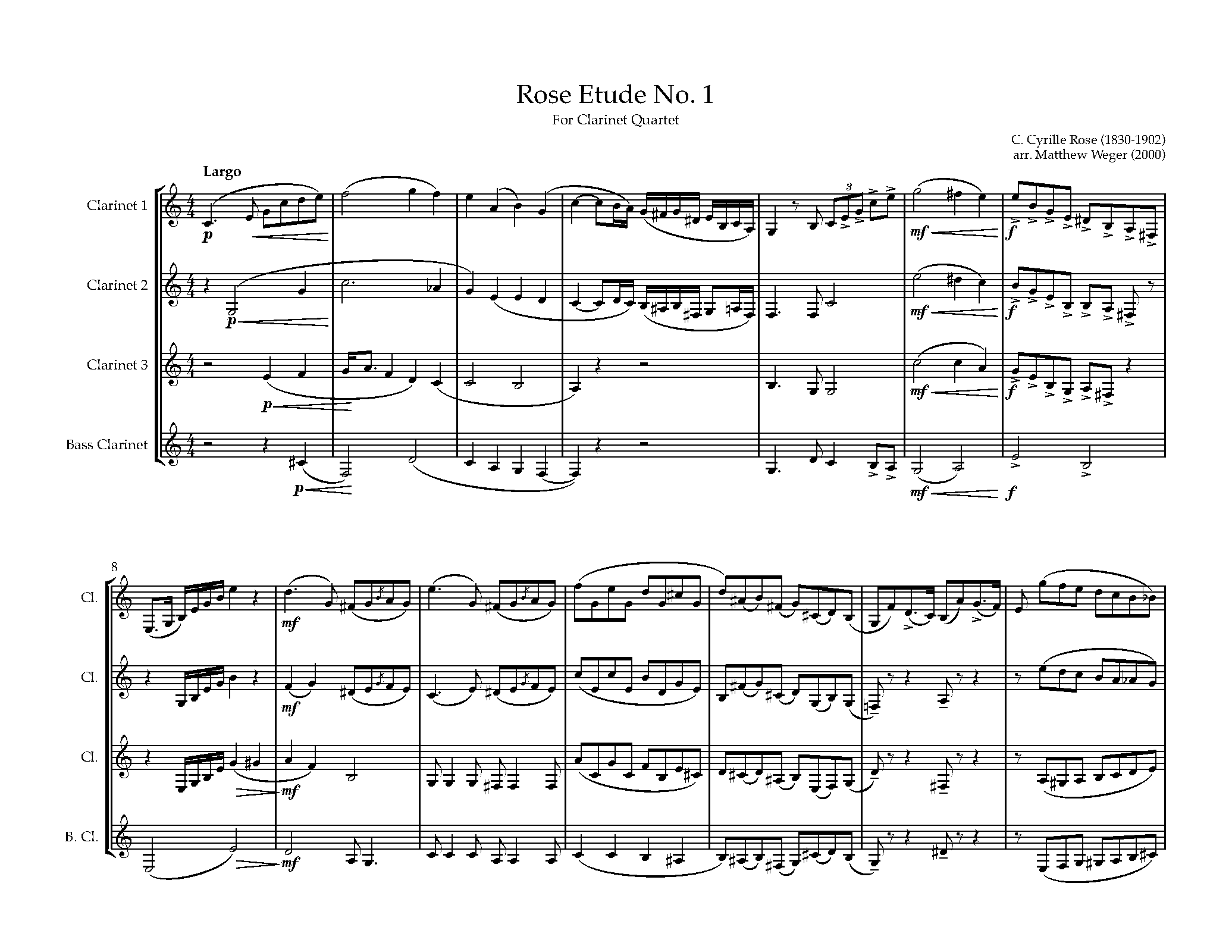32 Etudes for (Rose, Cyrille) IMSLP