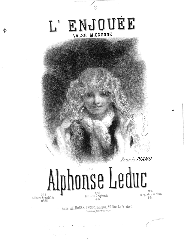 L'enjouée (Leduc, Alphonse) IMSLP