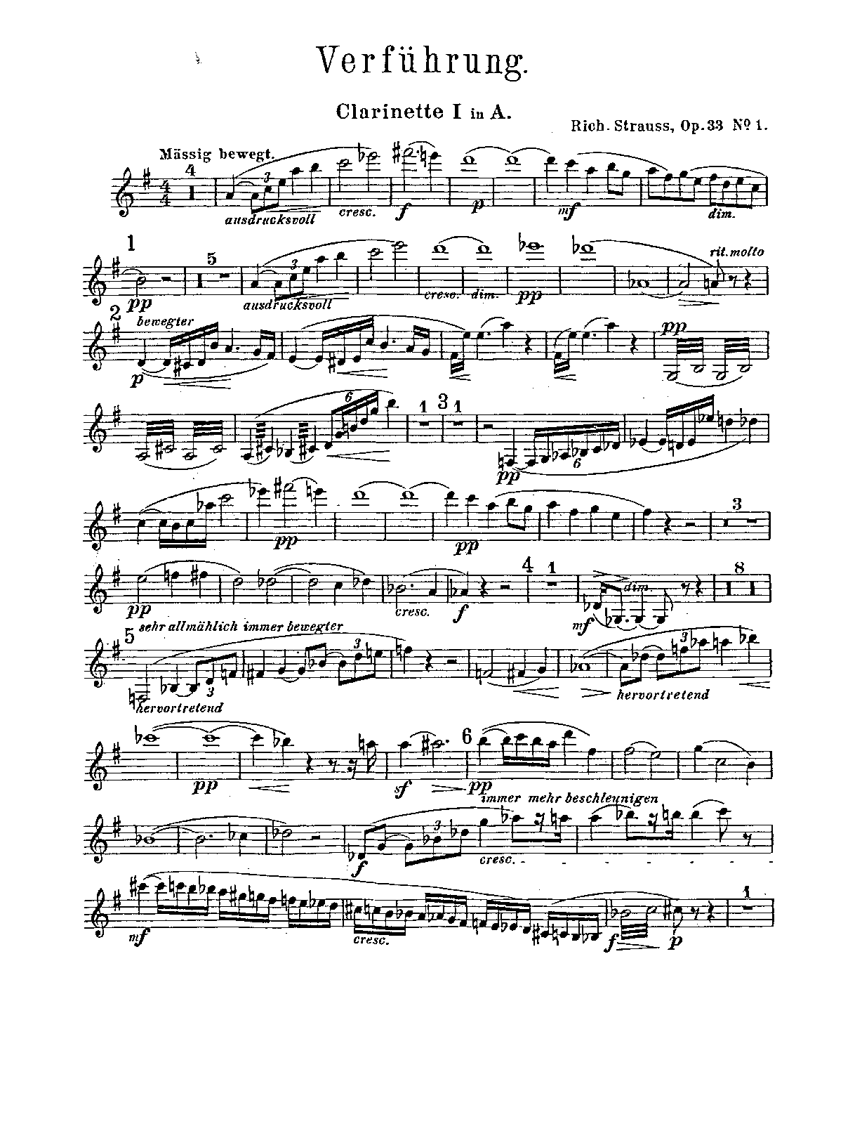 File:PMLP92892-Strauss 4 Gesänge, Op.33 - Clarinet 1-3 (Bb,A), Bass Clarinet (A), Clarinet (Eb).pdf