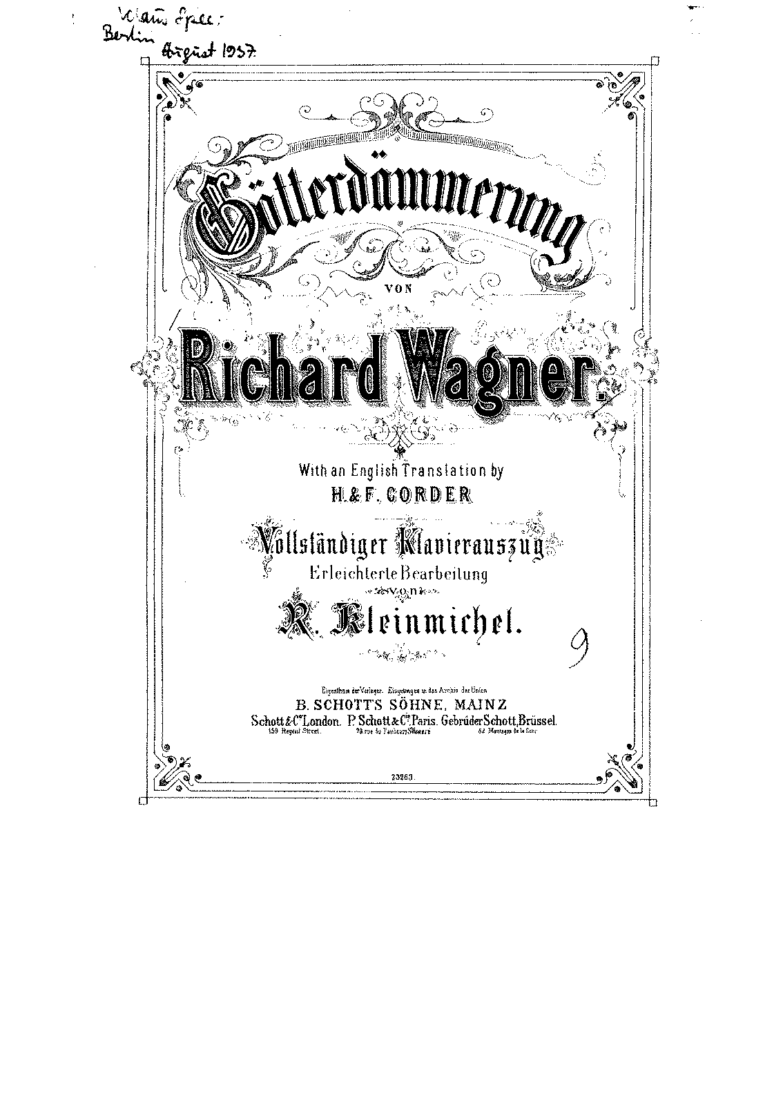 Götterdämmerung, WWV 86D (Wagner, Richard) - IMSLP: Free Sheet Music ...