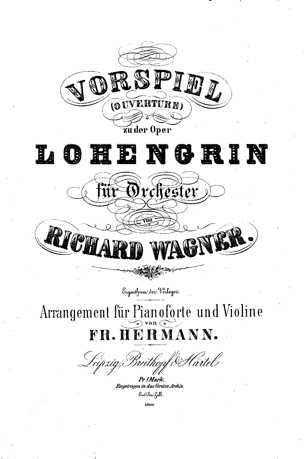 Lohengrin, WWV 75 (Wagner, Richard) - IMSLP