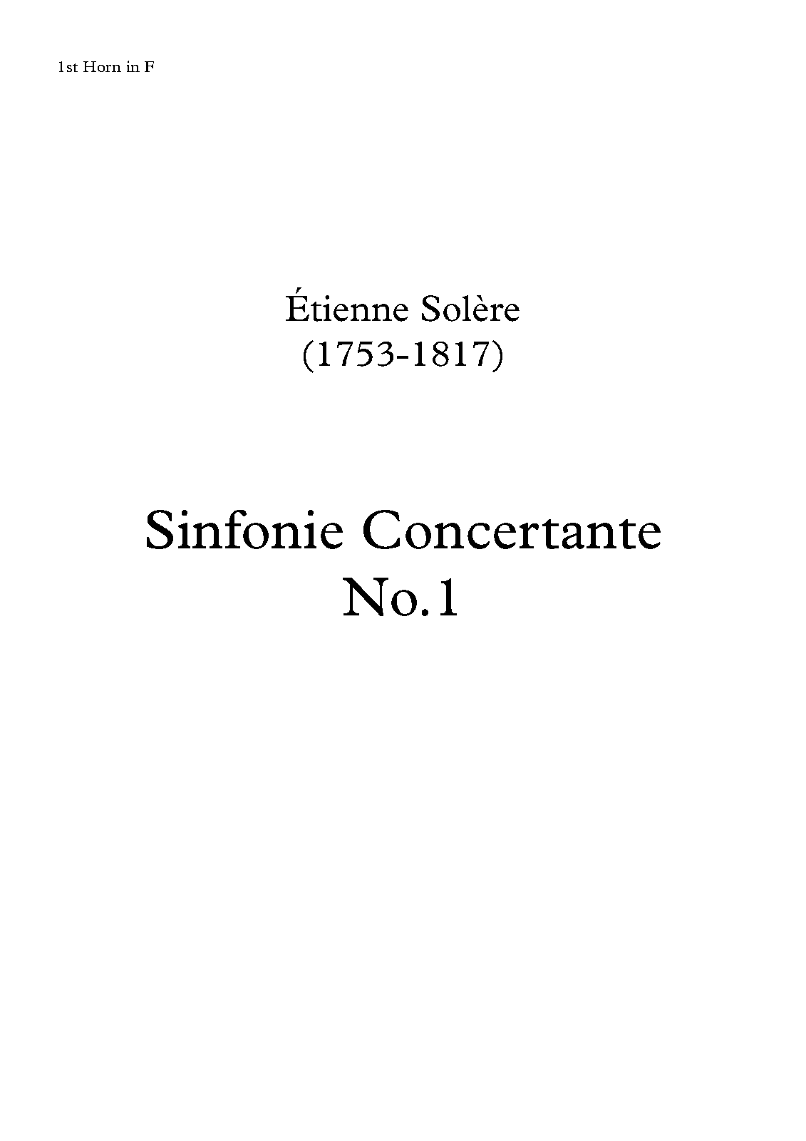 File:PMLP922127-Solere - Sinfonie Concertante No 1 - 1st Horn in F.pdf