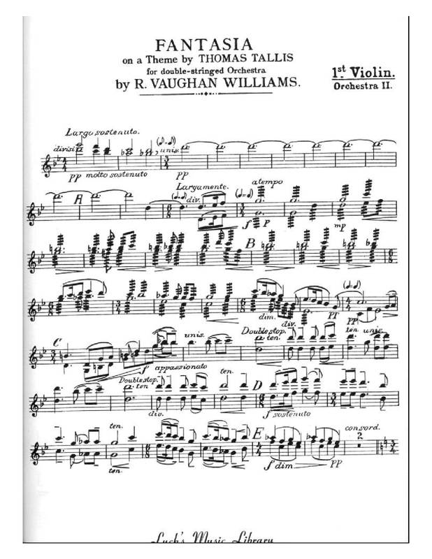 Fantasia on a Theme by Thomas Tallis (Vaughan Williams, Ralph) IMSLP Free Sheet Music PDF