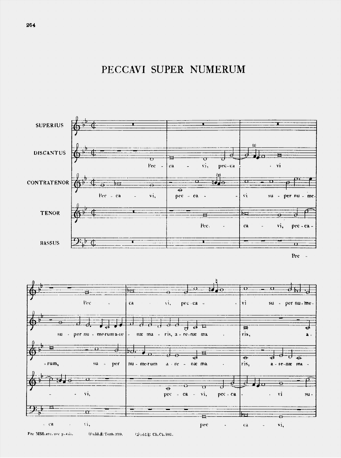 Peccavi Super Numerum, T 176 (Byrd, William) - IMSLP