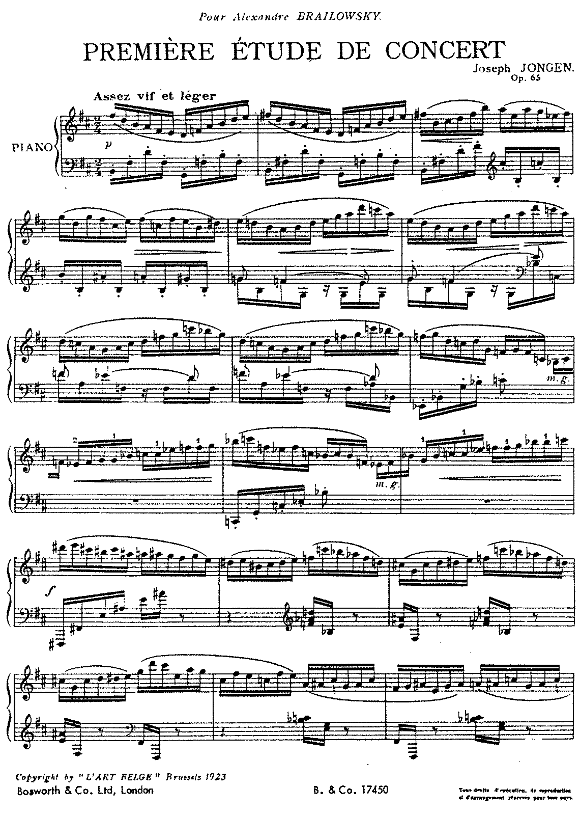 3 Études de concert, Op.65 (Jongen, Joseph) - IMSLP