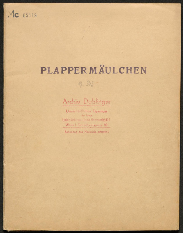 Plappermäulchen Polka schnell