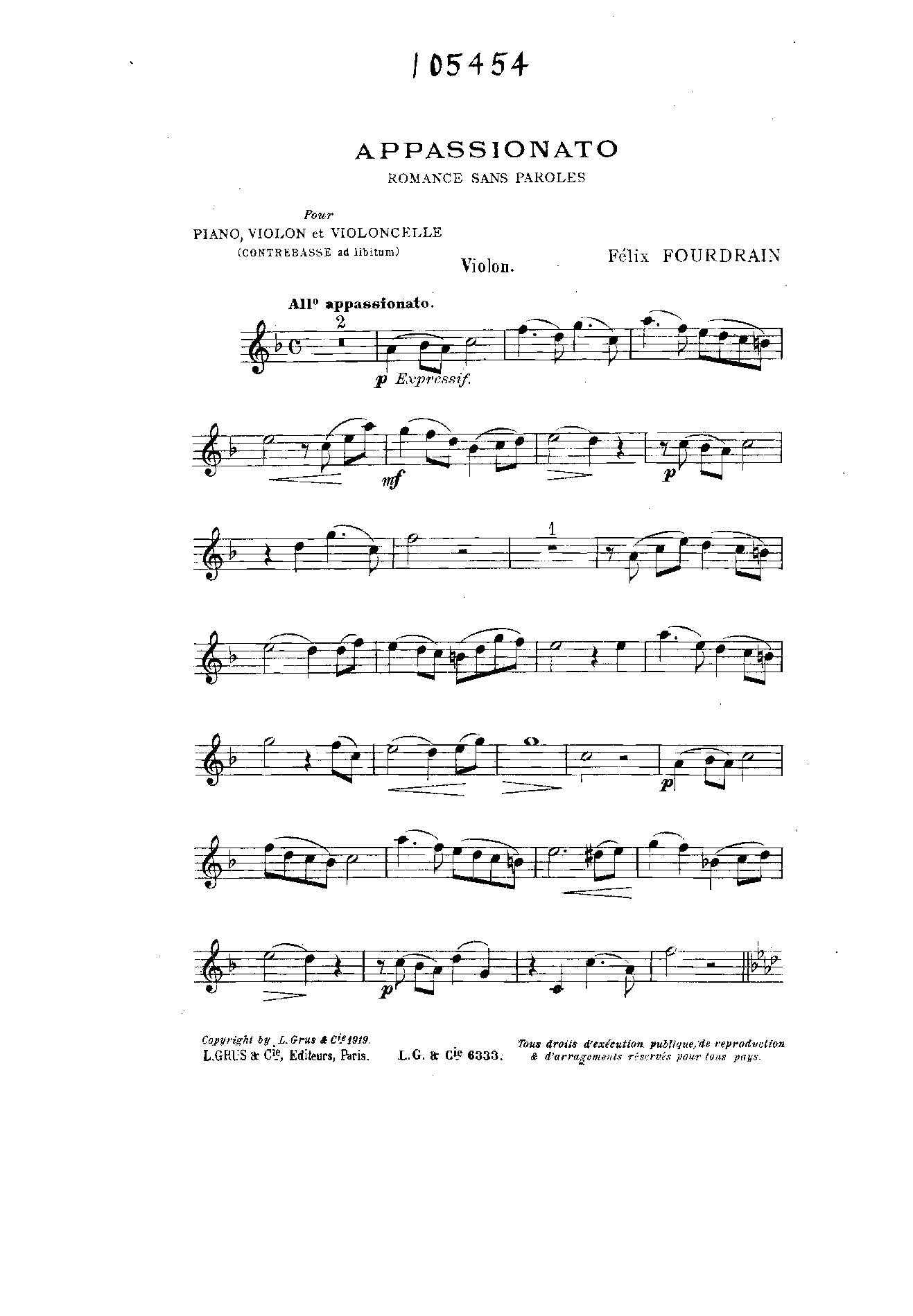 File:PMLP82296-Fourdrain - Appassionato Romance sans paroles PianoTrio violin.pdf