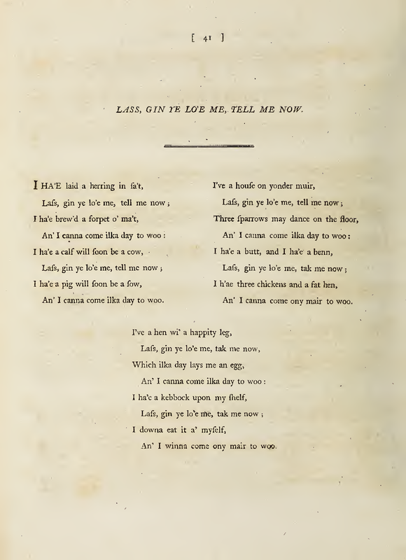 I canna come ilke day to woo, Hob.XXXIa:140