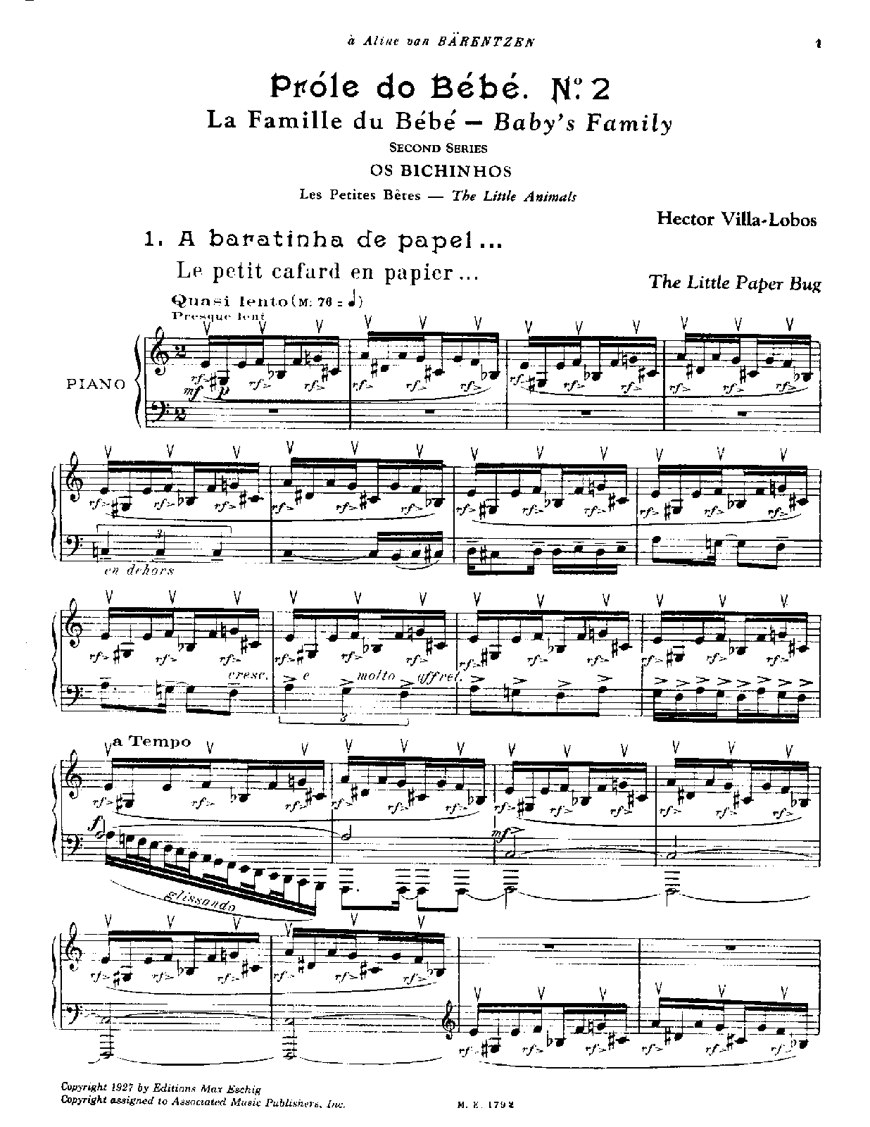 A prole do bebê No.2