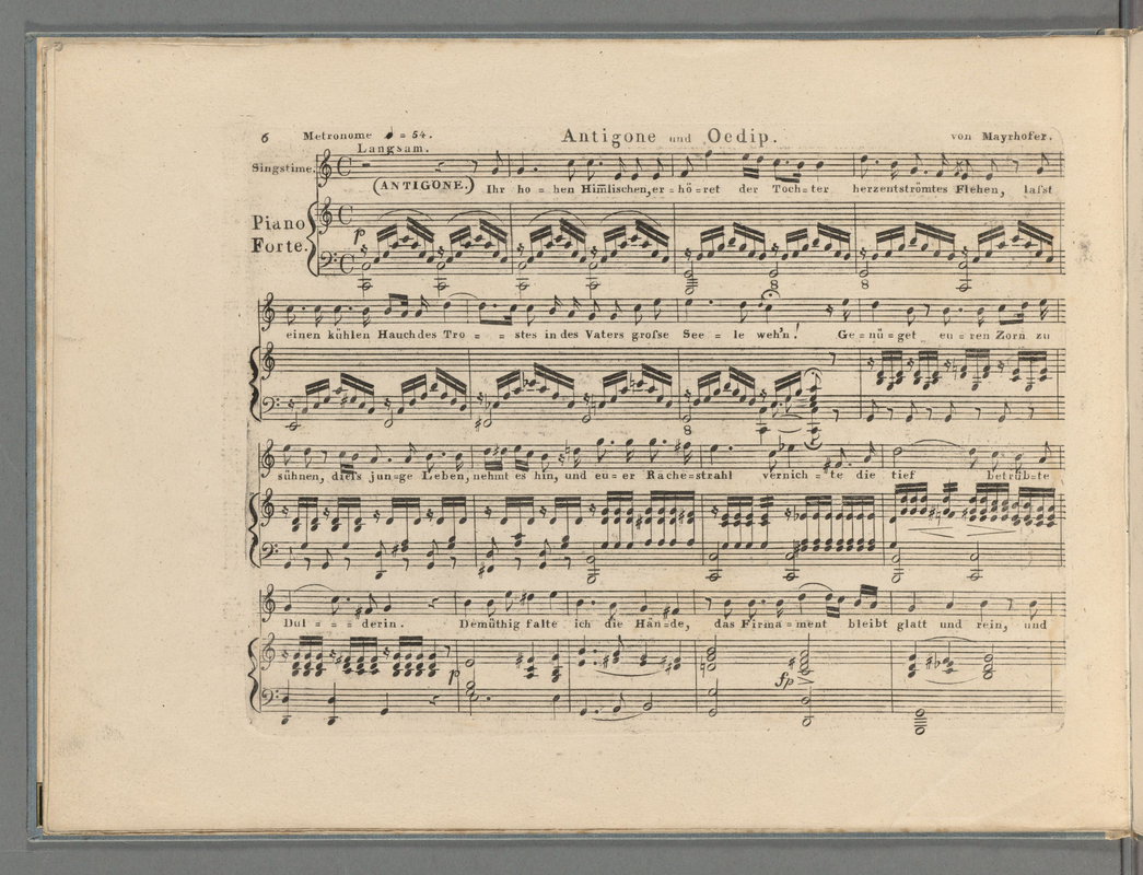 Antigone und Oedip