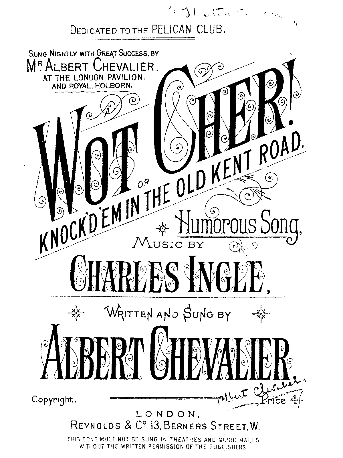 Wot Cher! (Ingle, Charles) - IMSLP