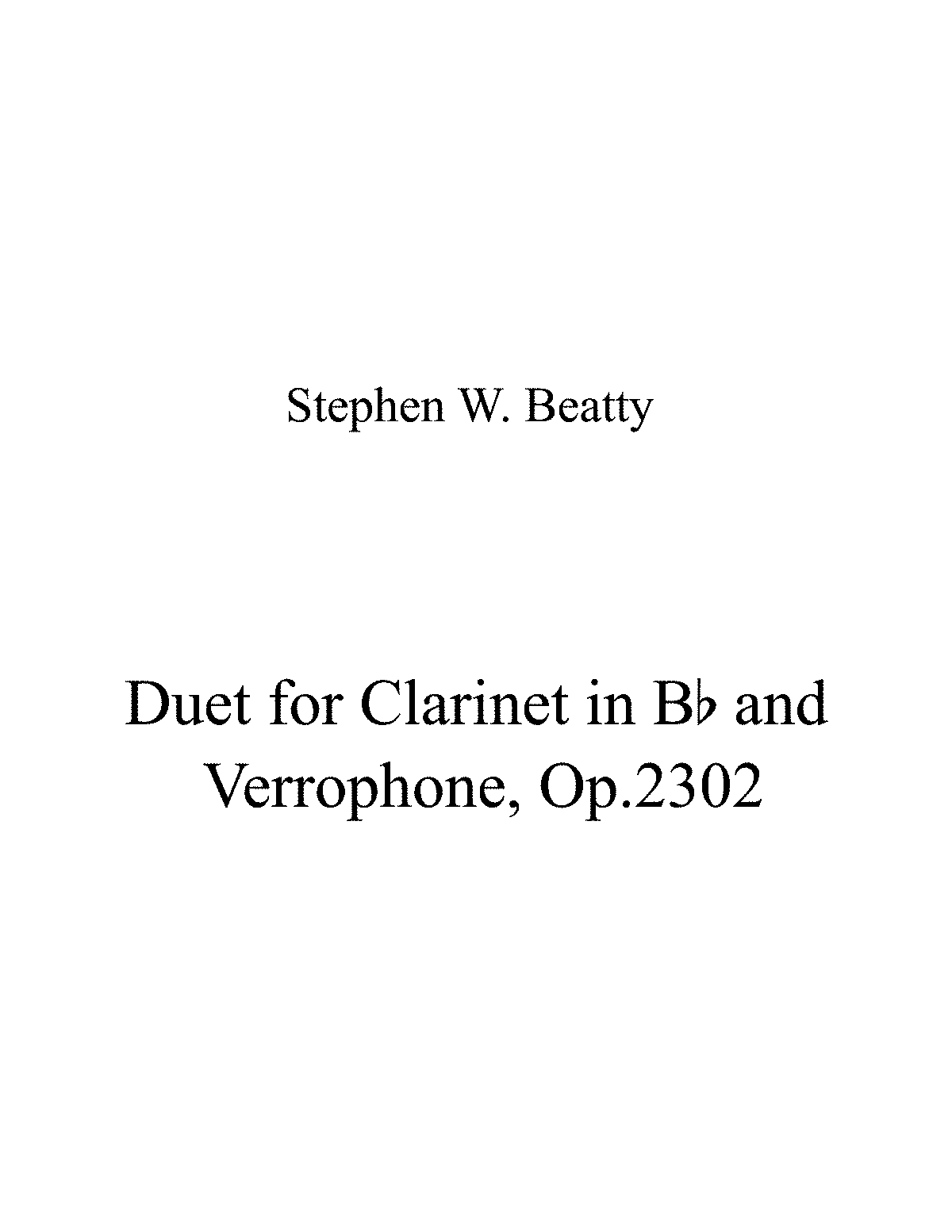 Duet for Clarinet and Verrophone, Op.2302 (Beatty, Stephen W.) - IMSLP Sns-Brigh10