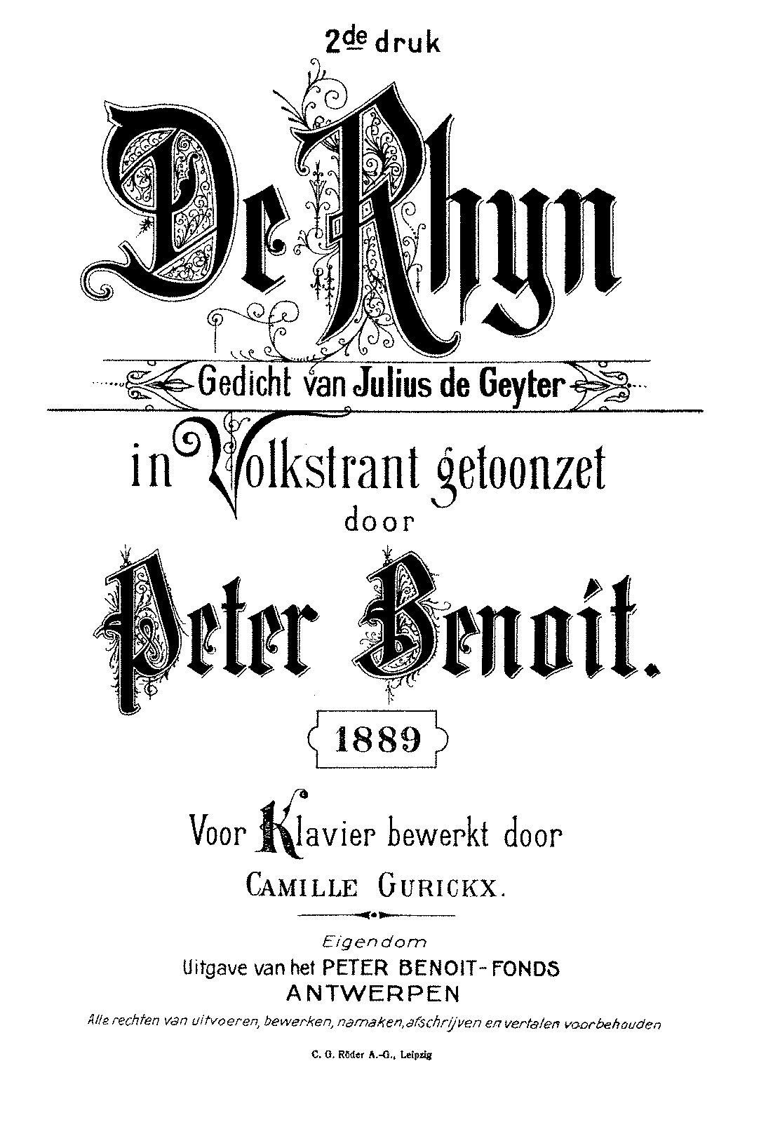 De Rhijn (Benoit, Peter) - IMSLP