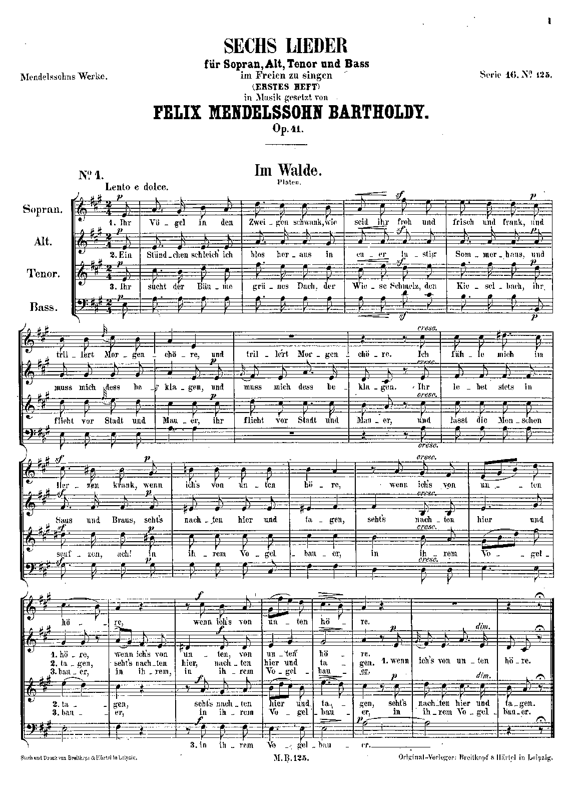 Lieder im Freien zu singen