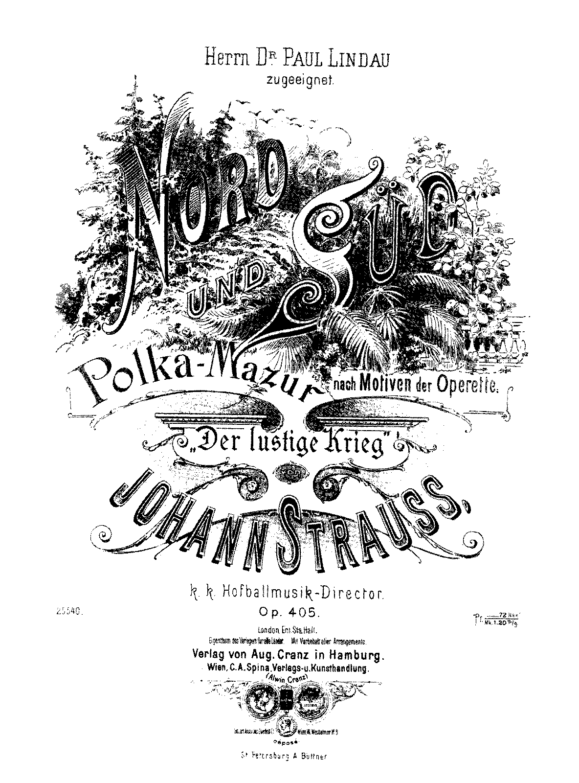 Nord und Süd, Op.405