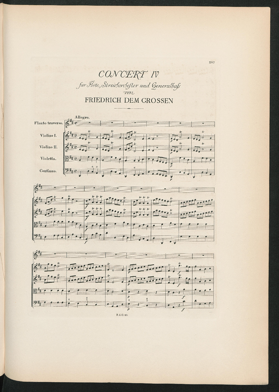 Flute Concerto No.4 in D major (Frederick II) IMSLP